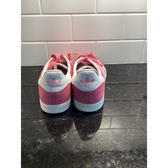 Adidas Gazelle 85 Women's‎ Running Sneakers Shoes Activewear Pink White Size 4 - Picture 6 of 10